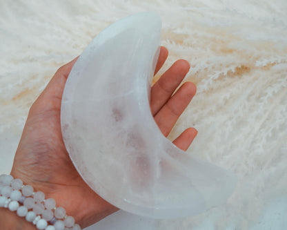 Pure Selenite Luna Bowl